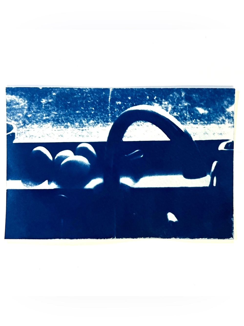 Kitchen Sink Cyanotype Wall Art Print 4”x6”